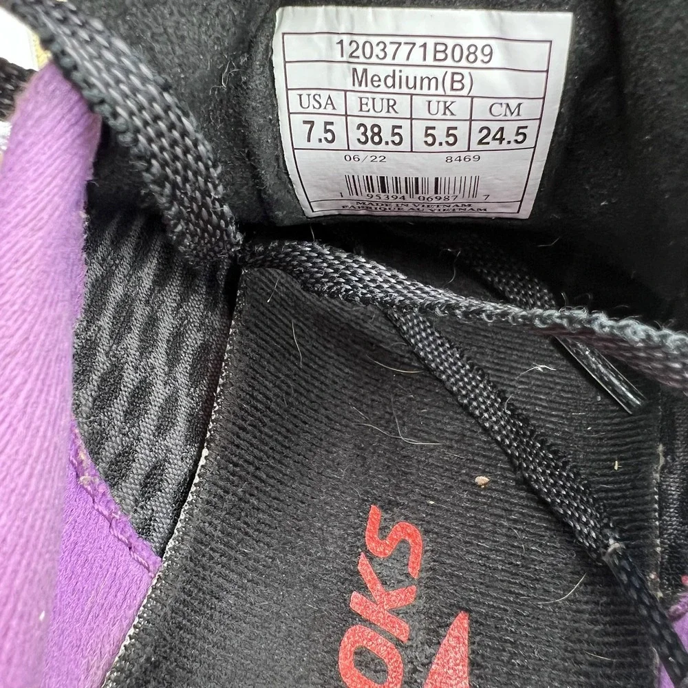 Brooks Hyperion Max Women's Size 7.5 Running Shoes Black Purple 1203771B089